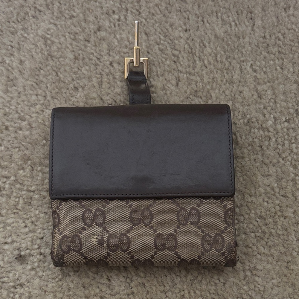Gucci Monogram Brown Wallet - Picture 7 of 7